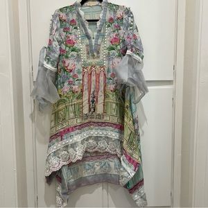 Farah Talib Aziz silk shirt / size small / worn once